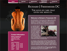 Tablet Screenshot of drfreesmeier.com